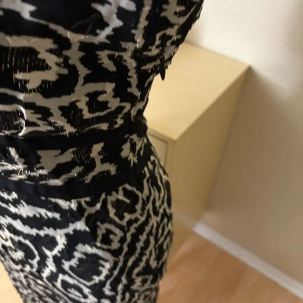 BA&SH‎ Adore Black Textured Midi Dress Size XS